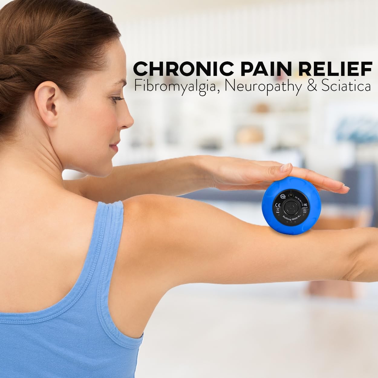 Vibrating Peanut Massage Ball – Deep Tissue Trigger Point Therapy, Myofascial…