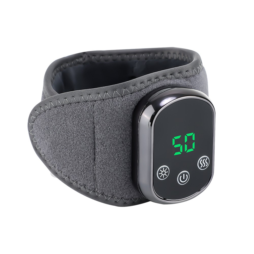 Electric Wrist Massager Brace w/ Heat & Vibration for Carpal Tunnel, Arthritis