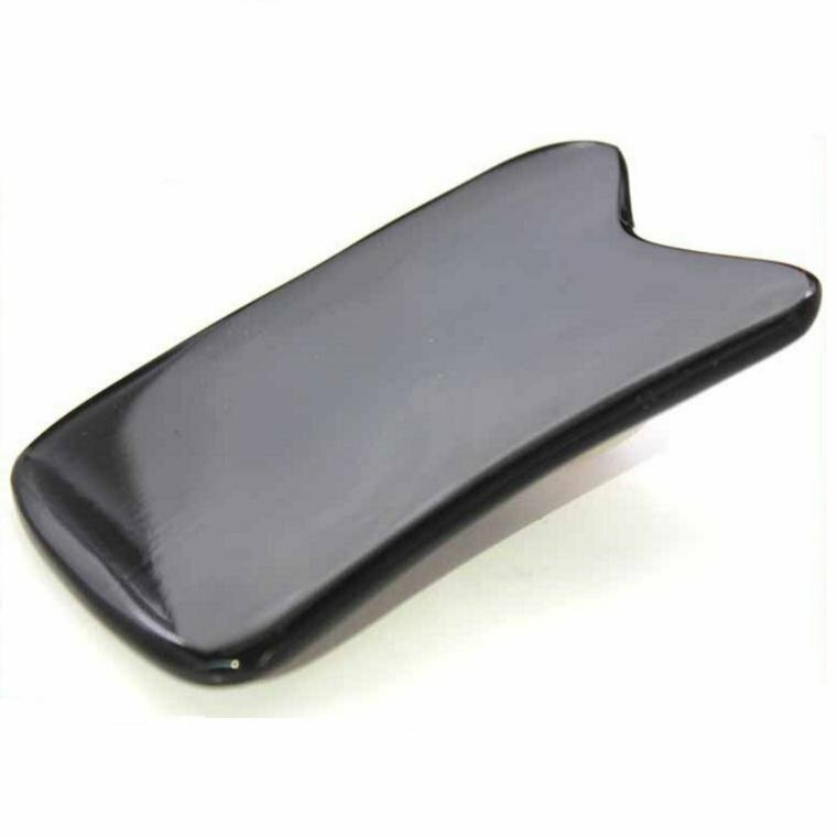 NO.2 Nice Gua Sha Acupuncture Massage Buffalo Horn Body Care Scraping Board Gift