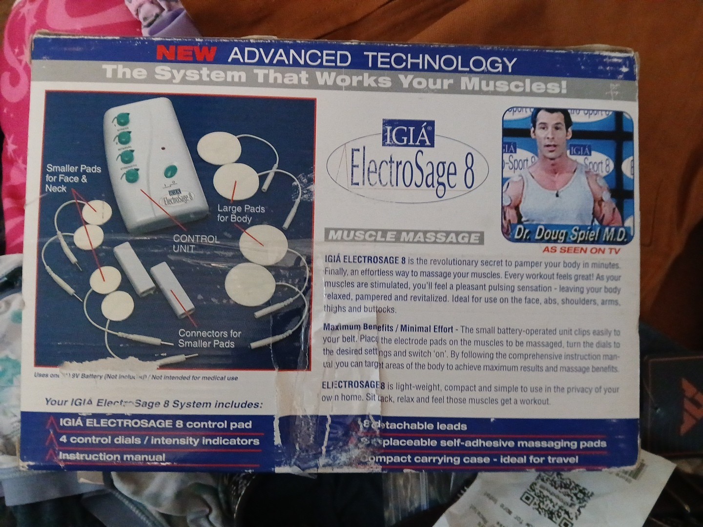 Igia ElectroSage 8 Body Muscle Massager Tens AT6717