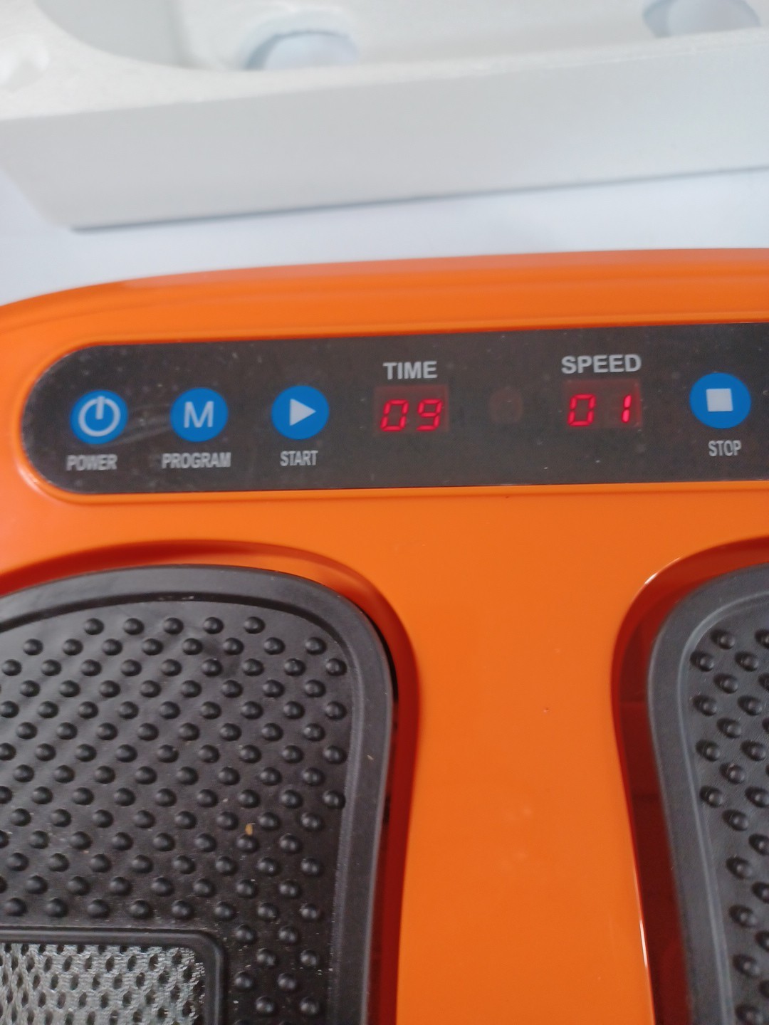 HOILTAL Electric Shiatsu Foot Massager Machine Vibration + Remote Control Orange