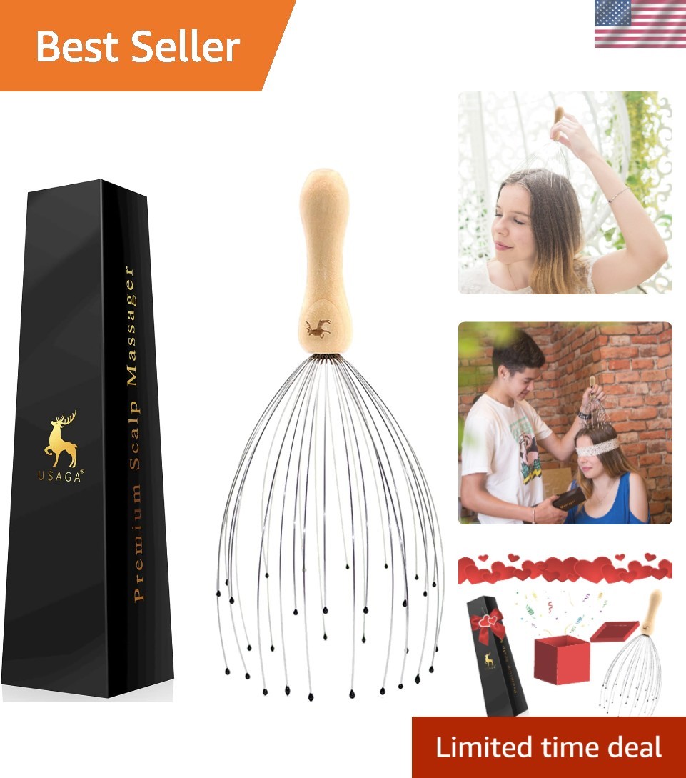 Water-Resistant Scalp Massager – Ideal Gift for Stress Relief and Relaxation