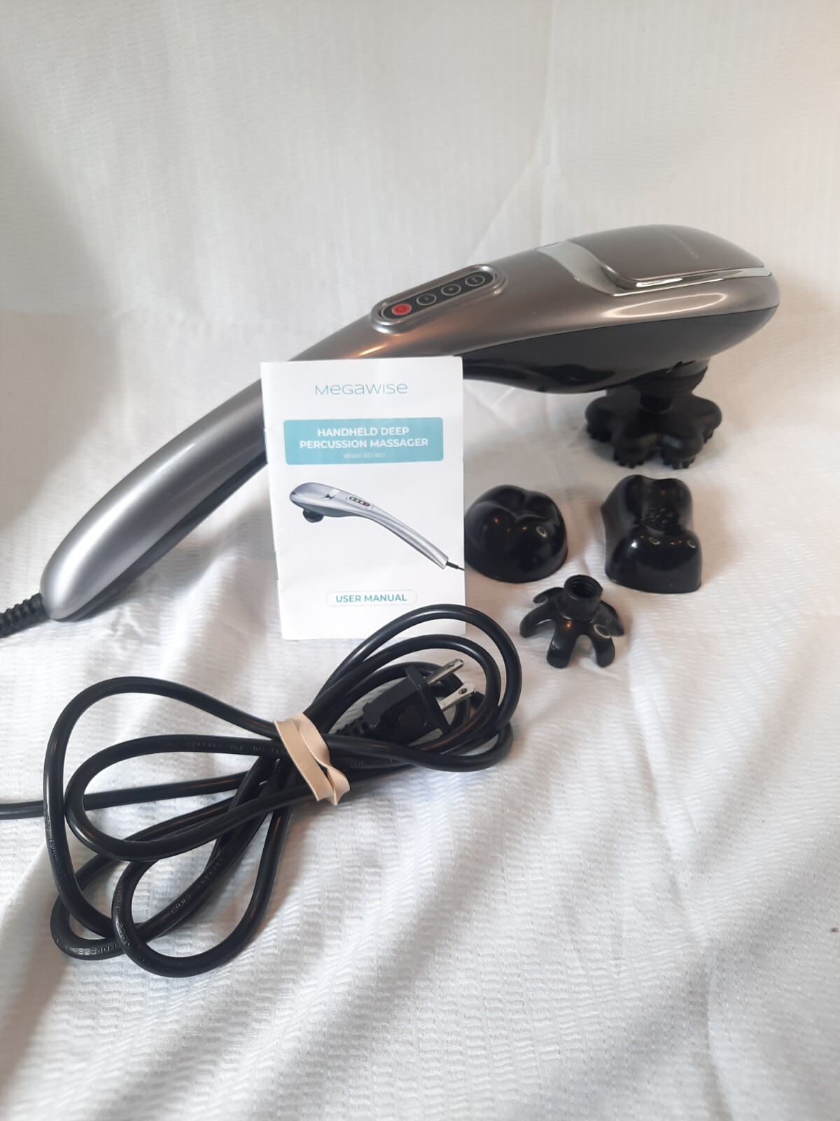 MEGAWISE Massager Handheld Deep Tissue Neck Back Massager RD-A10