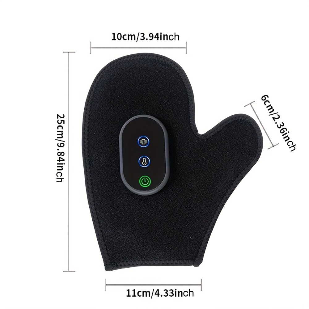 RedLight Therapy Cordless Massager Glove 3 Heat &vibration USB Rechargeable﻿