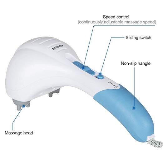 Handheld Back Massager Double Head Electric Full Body Massager Massage Hammer