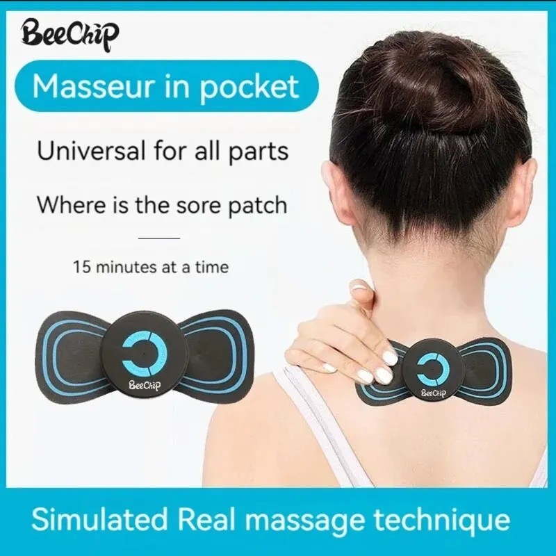 Cervical Spine Massage Sticker Battery Model for Neck Head Relief Fatigue