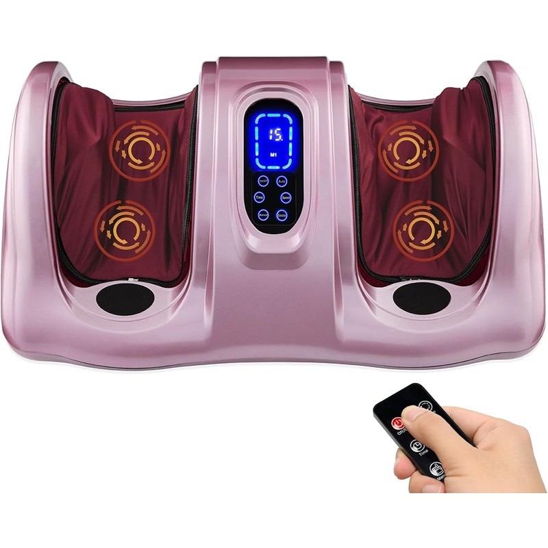 Foot Massager W/ Remote Control LCD Auto Mode Therapeutic Relief Portable New