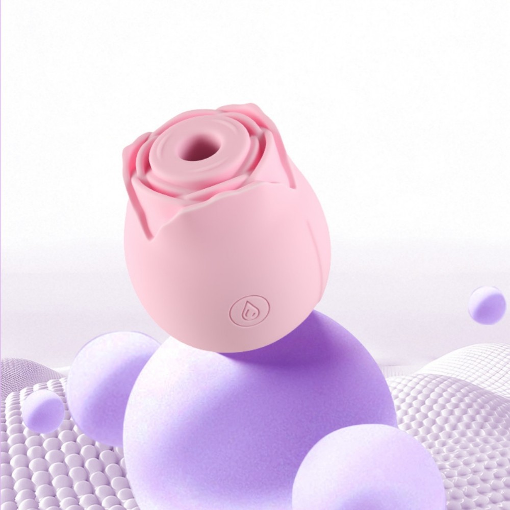 Discreet 10 Speed Personal Massage Rose Vibrator sucking Massager for Women Gift