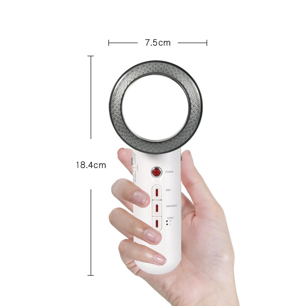 3in1 Body Shaping Massager for Home Travel (White)
