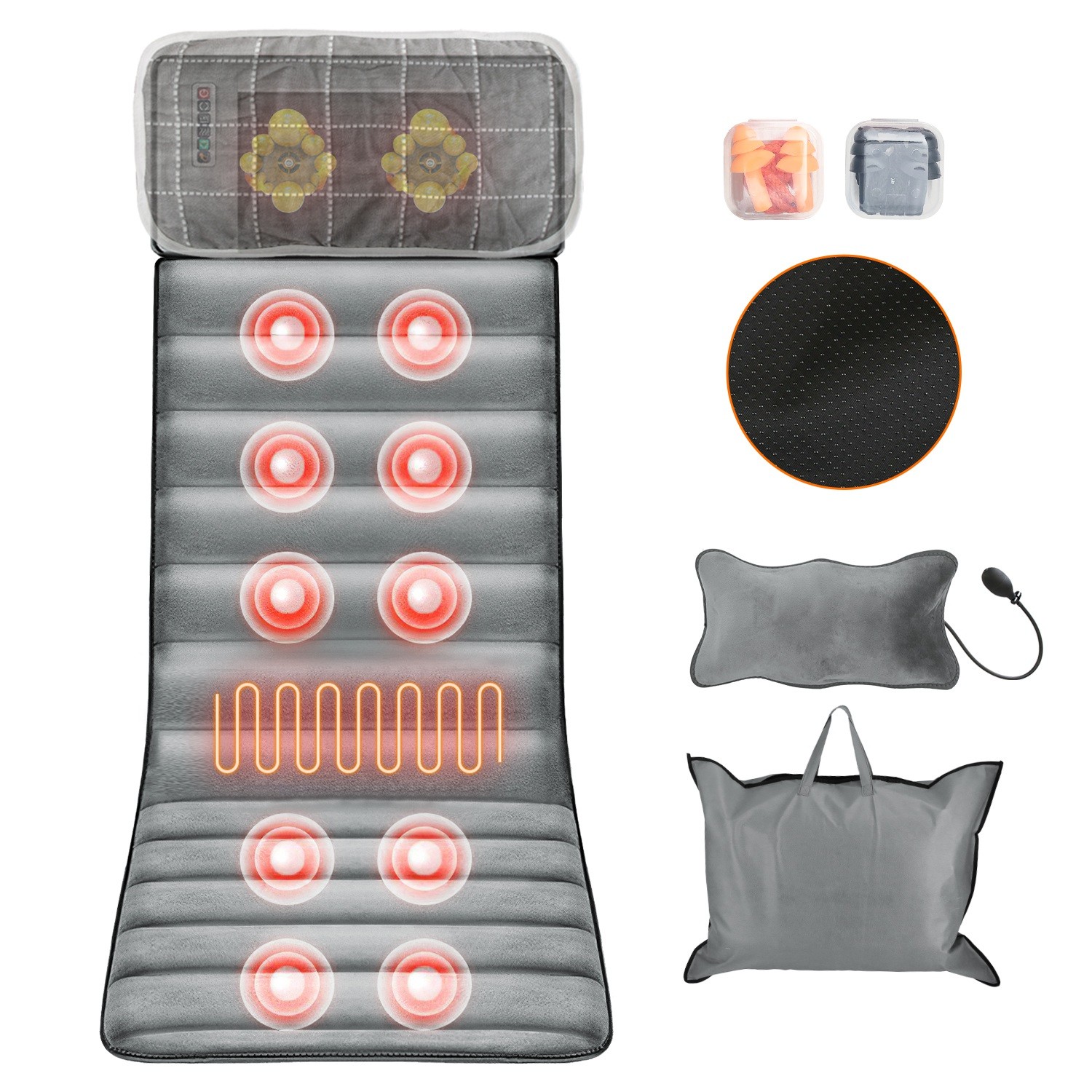 Electric Heated Massage Mat Home Heating Massage Pad Home Full Body Massage Pad