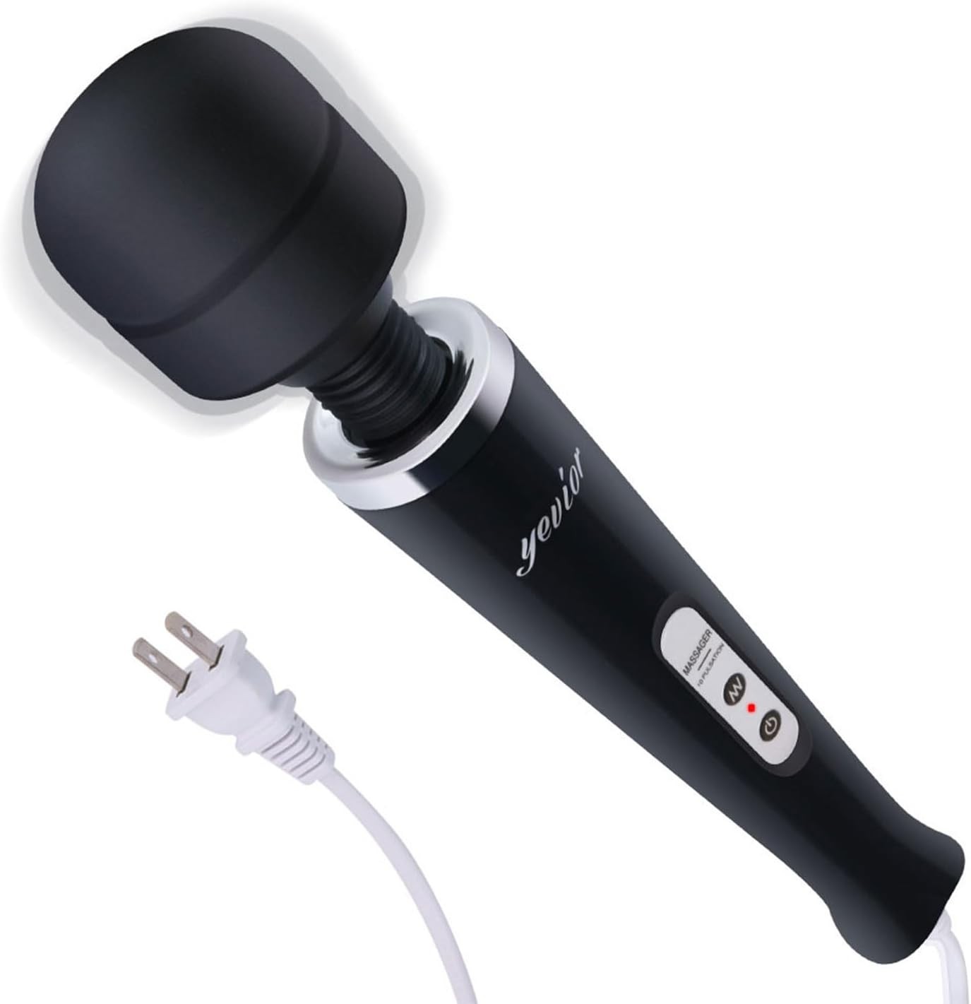 Wired Powerful Handheld Massager with 10 Pulse Settings Strong Vibrati…