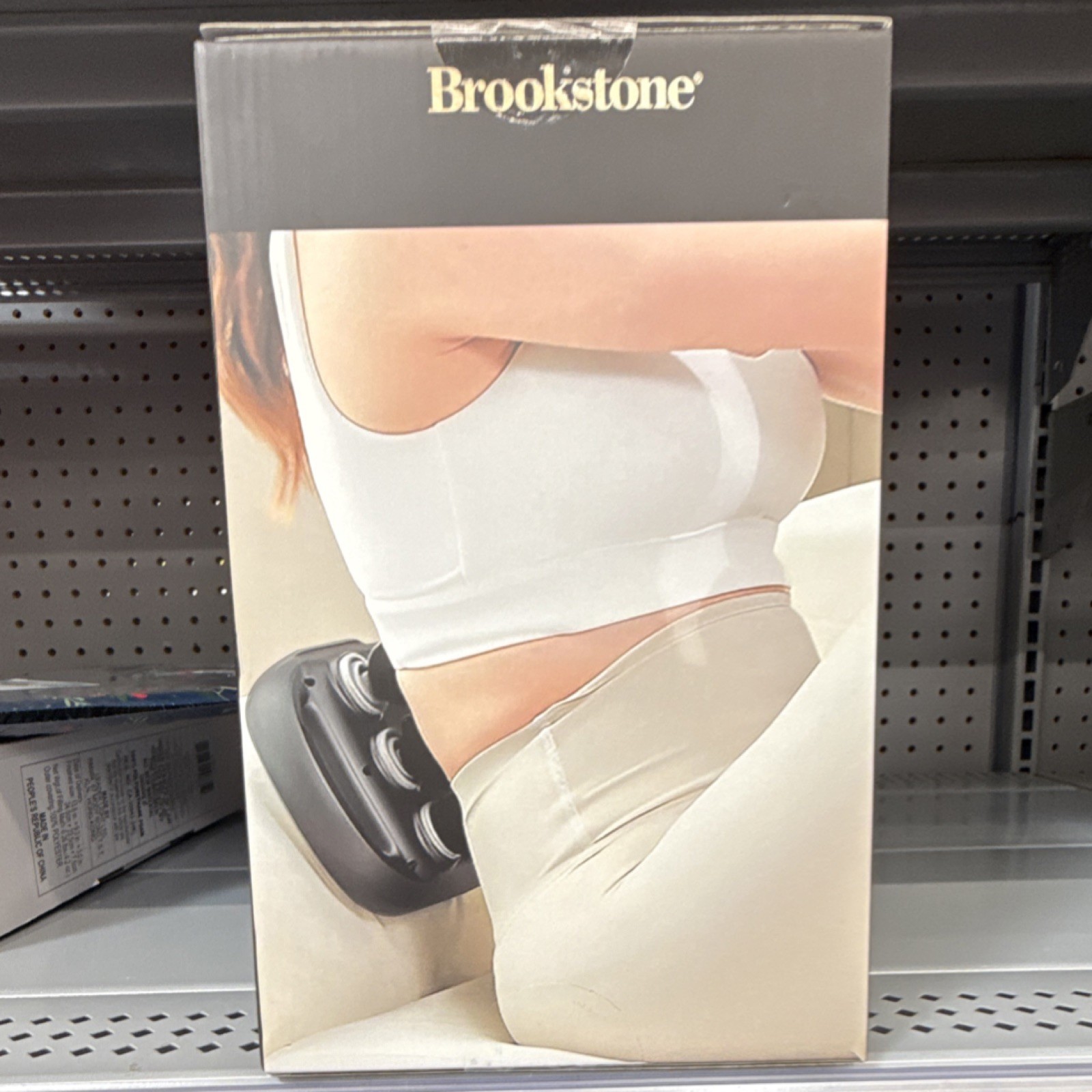 Brookstone Six Head Percussion Massager Cordless Rechargeable LED Full Body