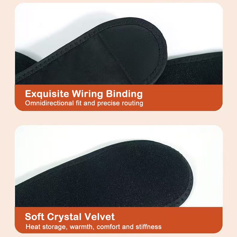 660nm 850nm Red Light & Vibration Therapy Infrared Heating Pad for Neck Pain
