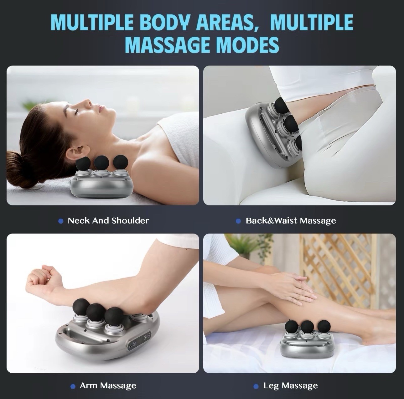 6-Head Fascia Gun, Household Charging Fascia Gun, Professional Body Massager