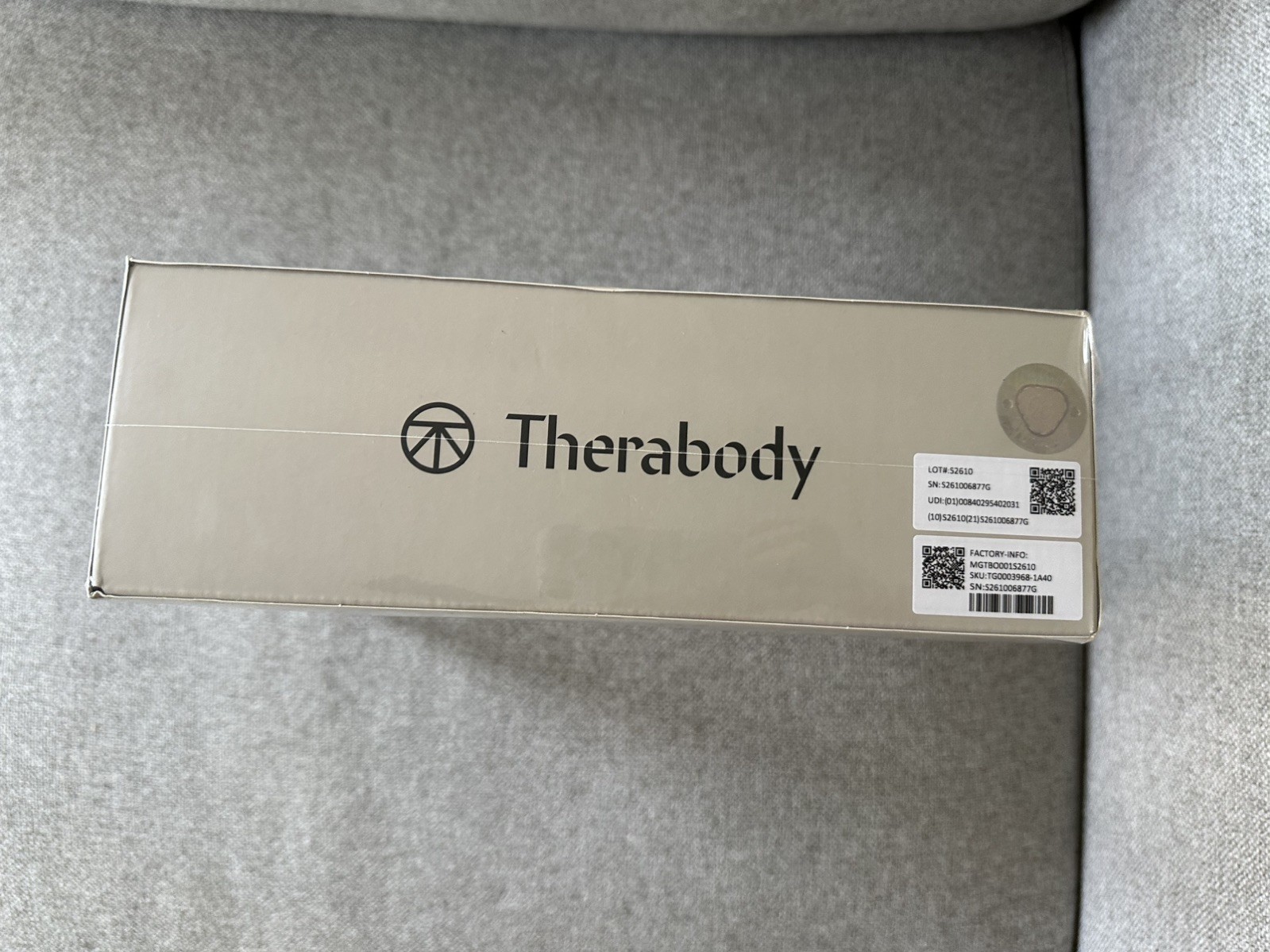 TheraGun Therabody Relief Quiet Deep Tissue Therapy Massage Gun NEW SEALED