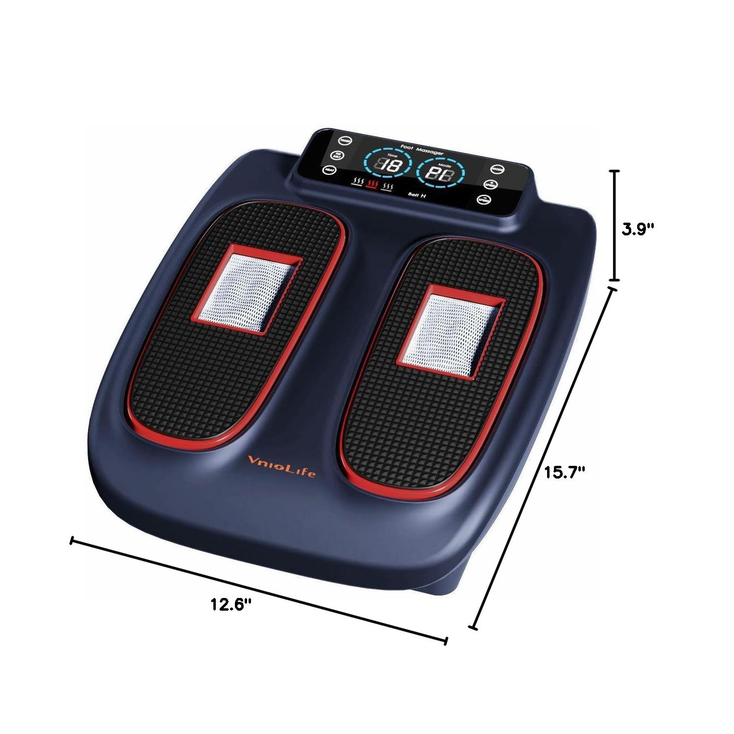 Electric Foot Massager + Waist Heating Pad -Adjustable Intensity Deep Tissue