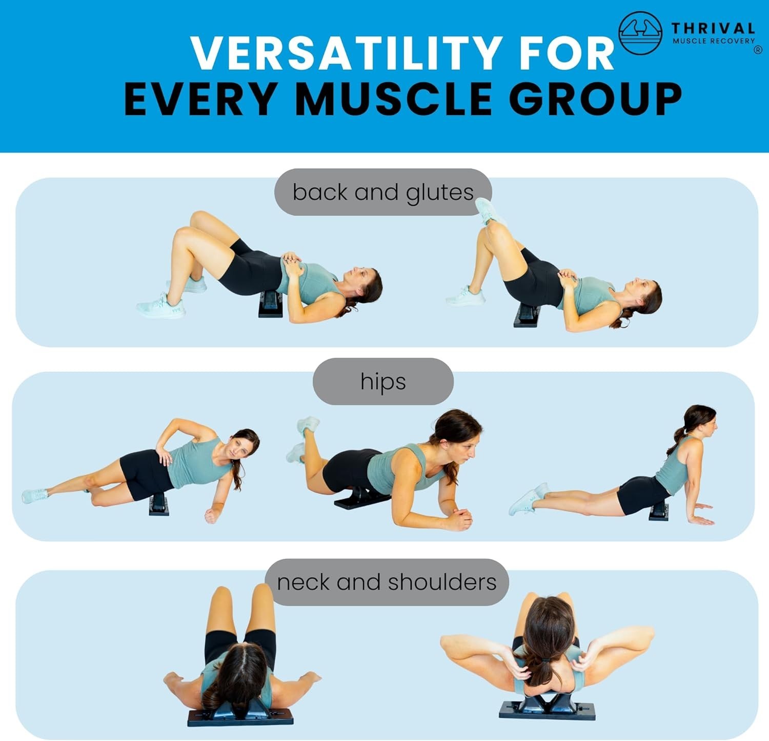 Wave – Fully Adjustable Psoas Muscle Release Tool with Thrival App for QL, Hip F