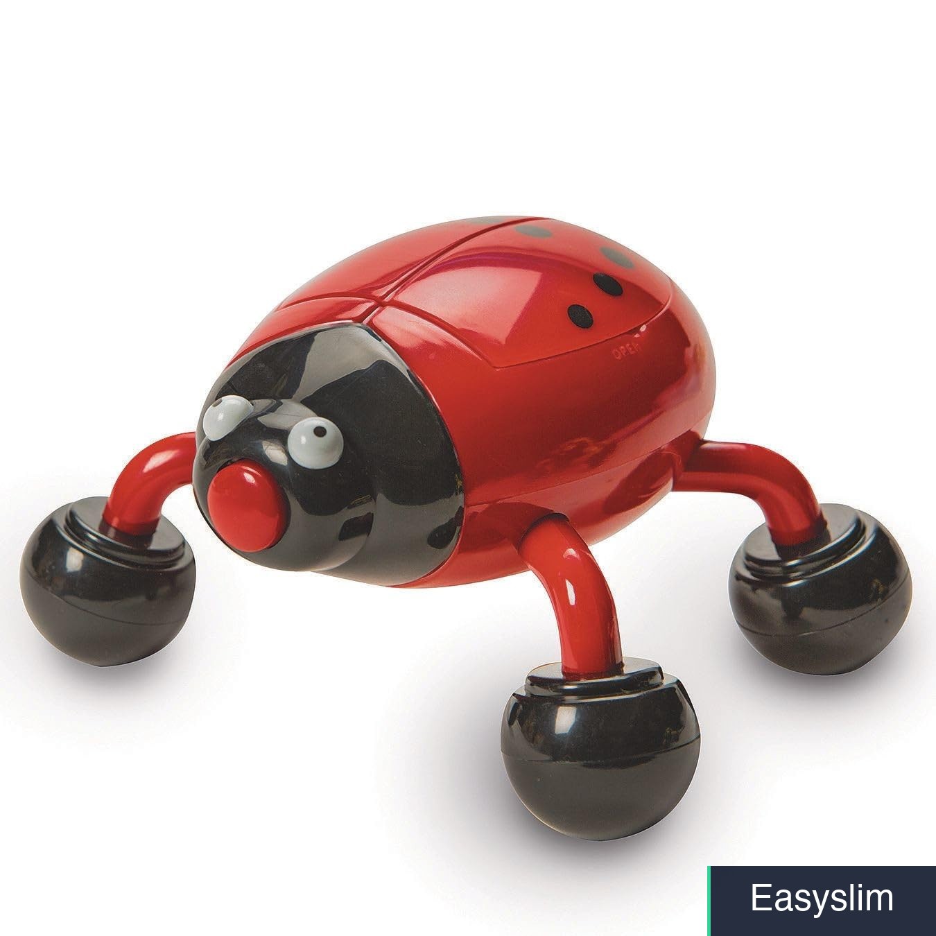 Vibrating Ladybug Massager Battery Powered Handheld 4 Massage Feet