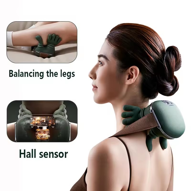 Electric Neck And Shoulder Muscle Massager Wireless Shoulder And Back Kneading M