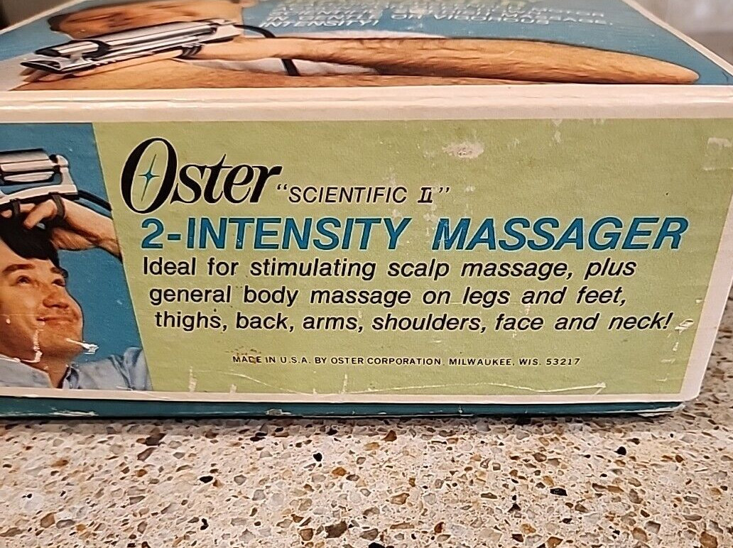 Vtg. OSTER Scientific II 2 Level Intensity Swedish Style Massager Model 136-01