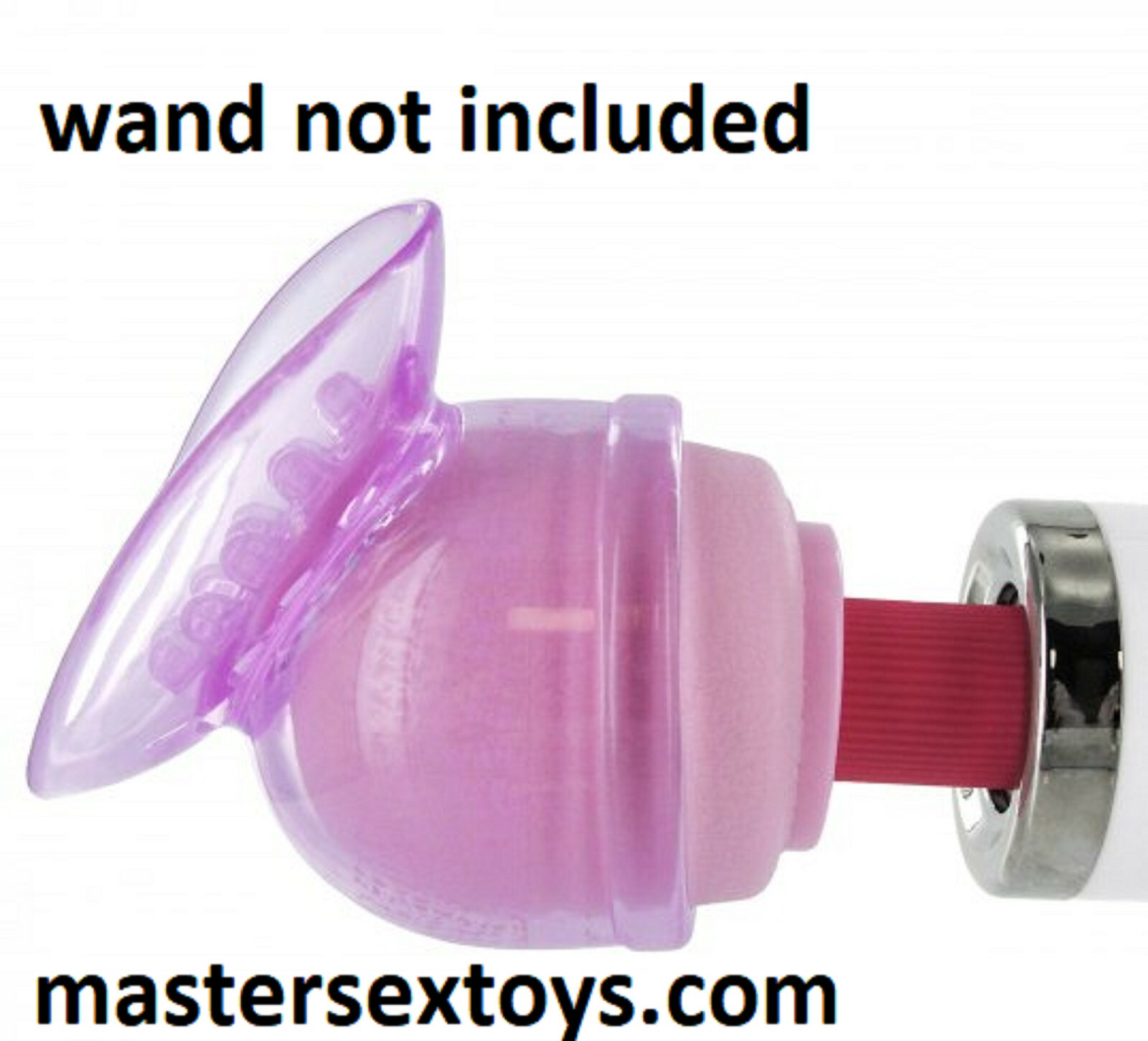 Lily Pod Massage Wand Essentials Attachment Purple TPE Massager Fits Most Wands