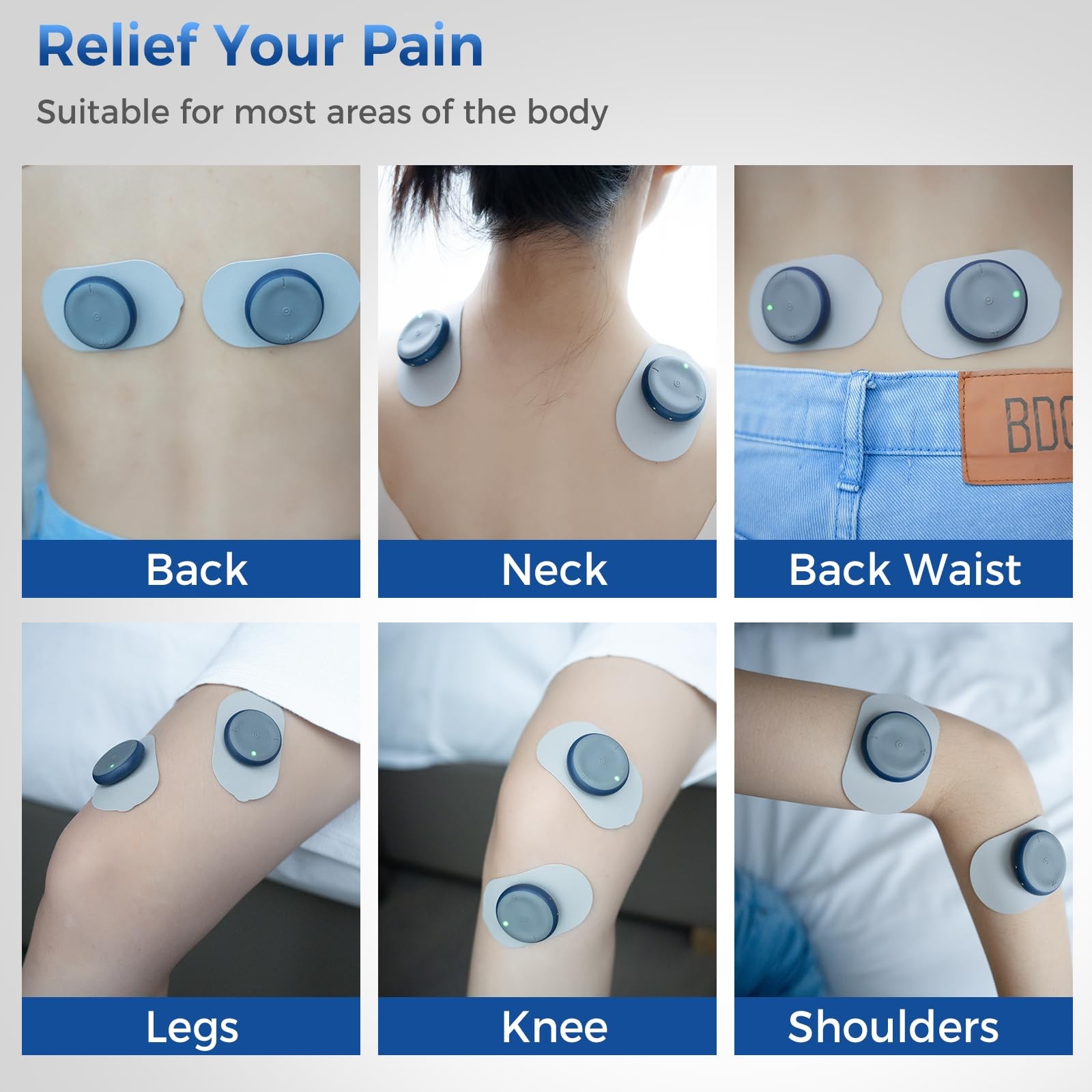 Official TENS Unit Pads (Model U8PRO, U13, HZ9151B, HZ9151C), Only Compatible…