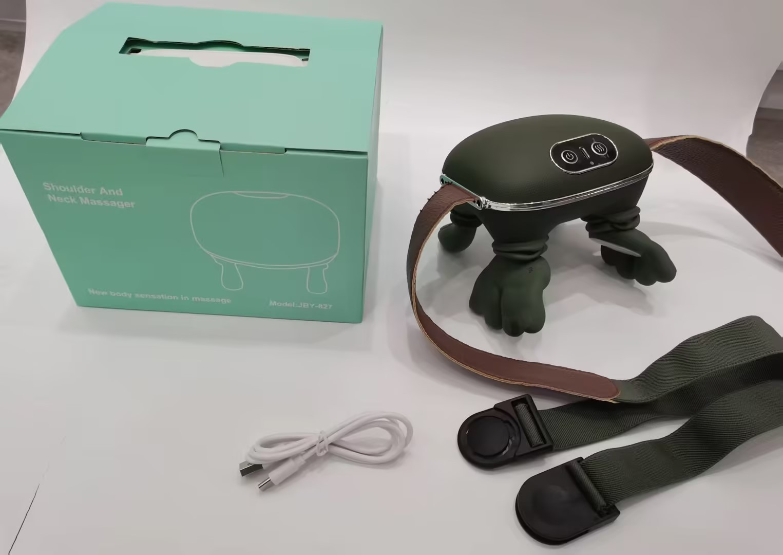 Electric Neck And Shoulder Muscle Massager Wireless Shoulder And Back Kneading M