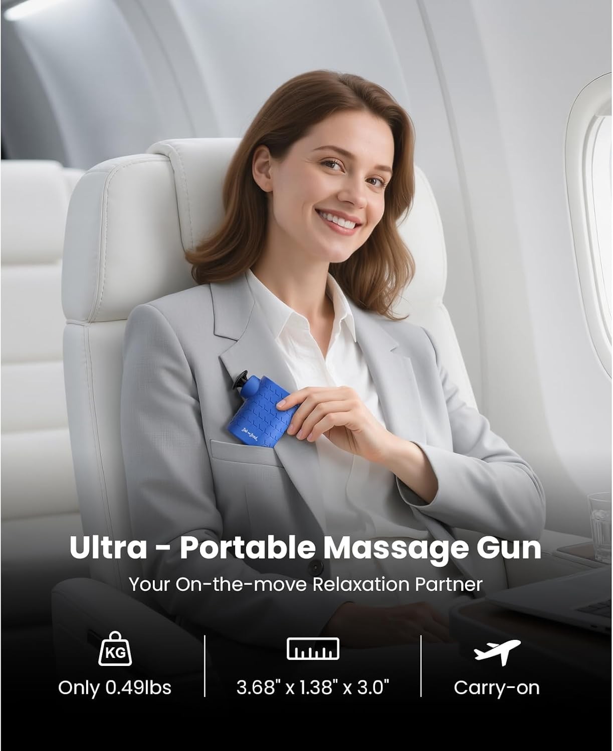 Bob And Brad P5 Mini Massage Gun Pocket Size Travel Portable For Back Shoulder