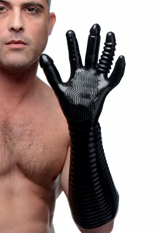 Pleasure Fister Textured Fisting Glove Master Series Textured WaterProof Boxed