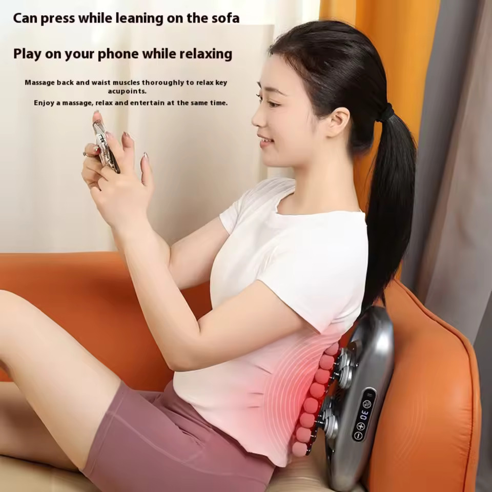 42-Heads Massager with Heat Neck Massagers, Deep Tissue Handheld Strike Massage