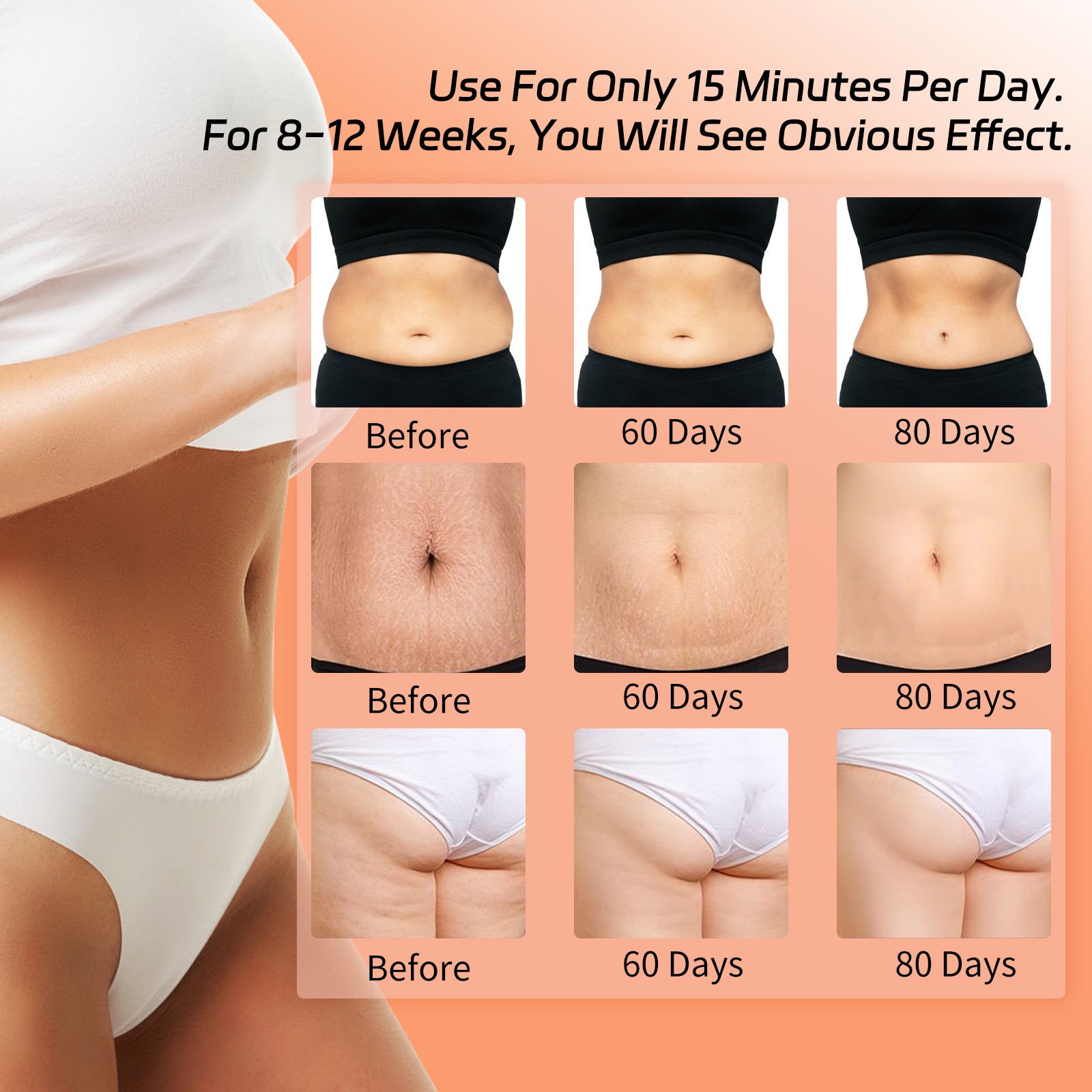 Electric Fat Remover Body Massager Waist Arm Leg Belly Body Sculpting Machine