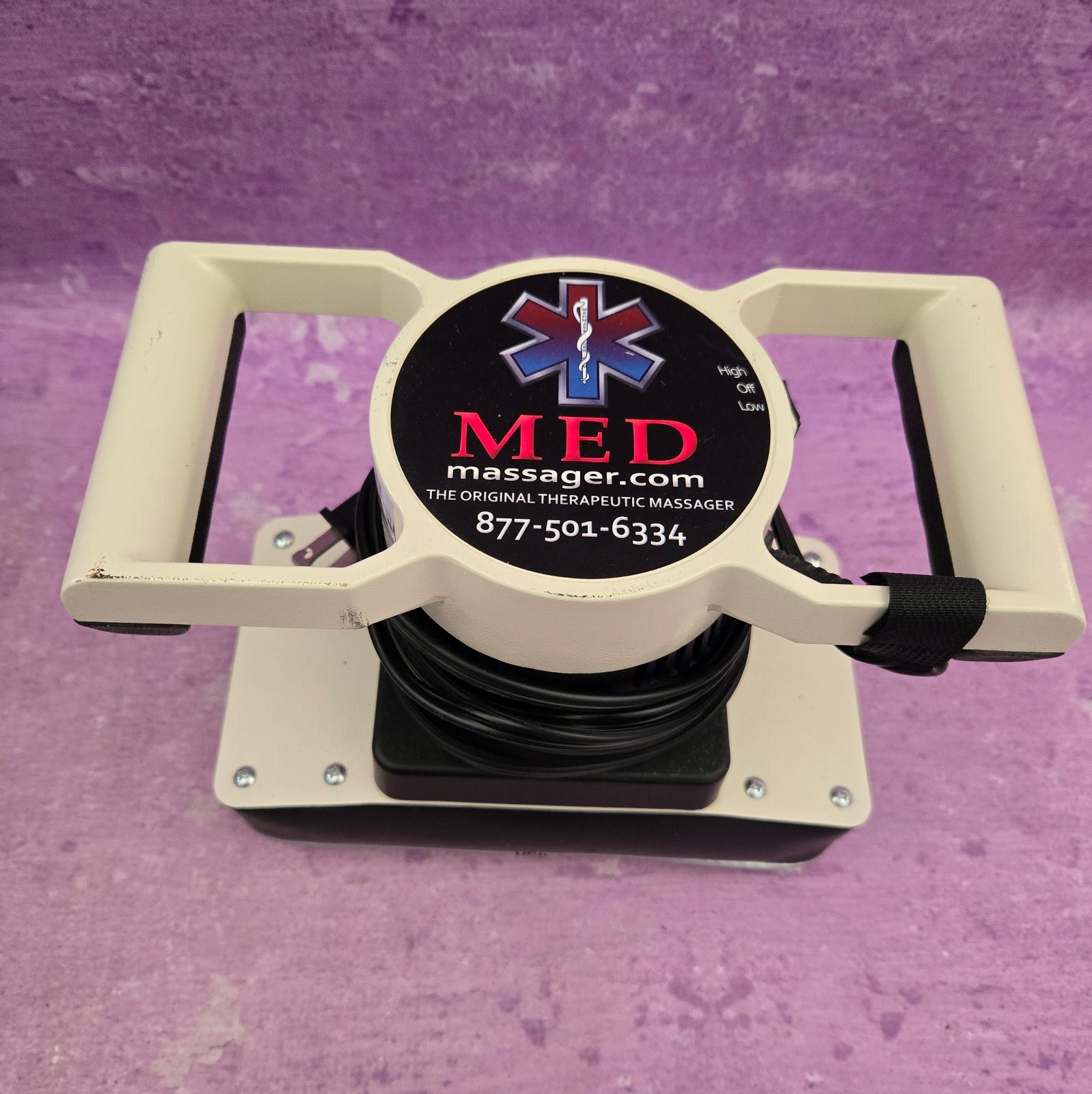 MED Massager Therapeutic Foot Platform MMF07 and Body Massager MMB01 2-Piece Set