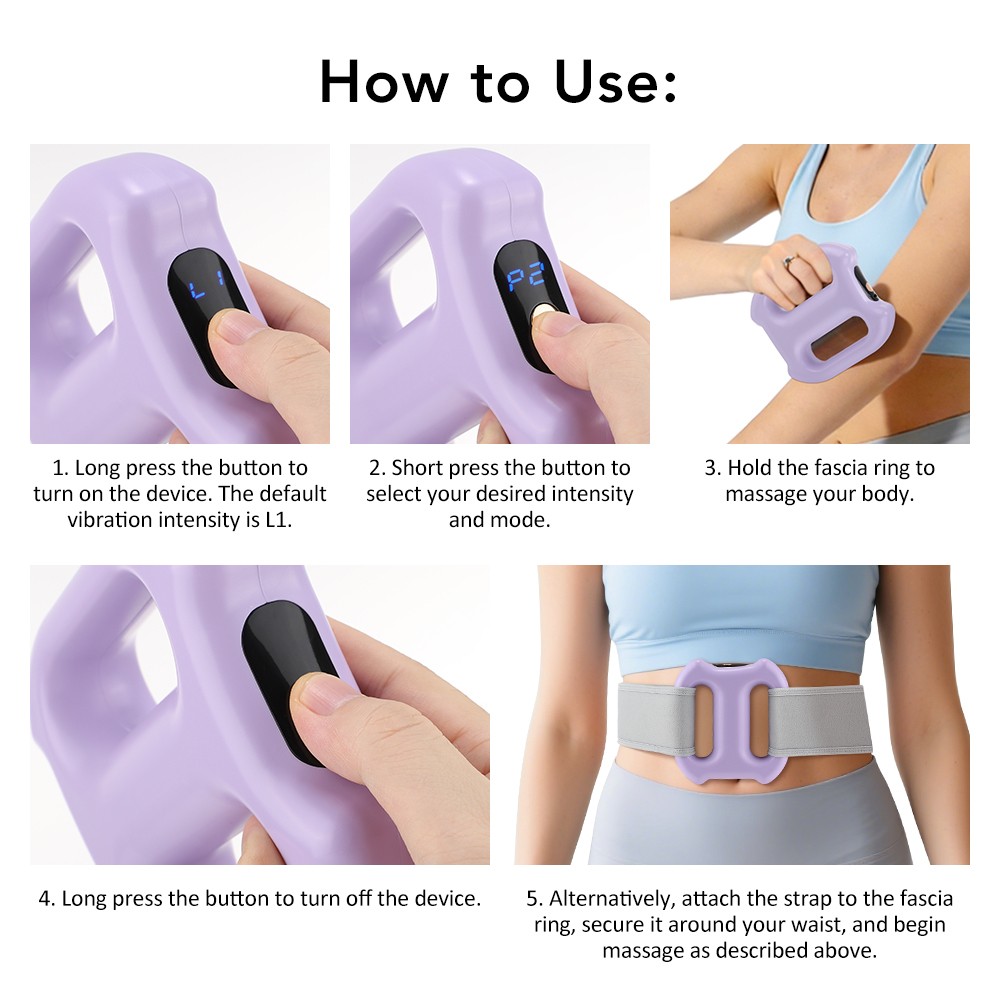 Multifunctional Full Body Fascia Ring Massage Ring With Belt Fat Burning Shaping