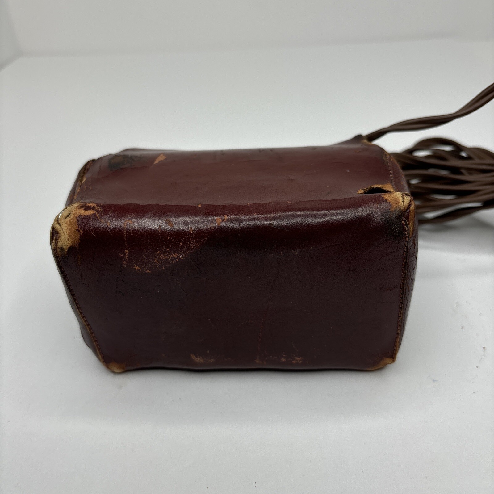 STIM-RO-LAXOR Vintage Leather Bound Plug In Massage Device Tested Works