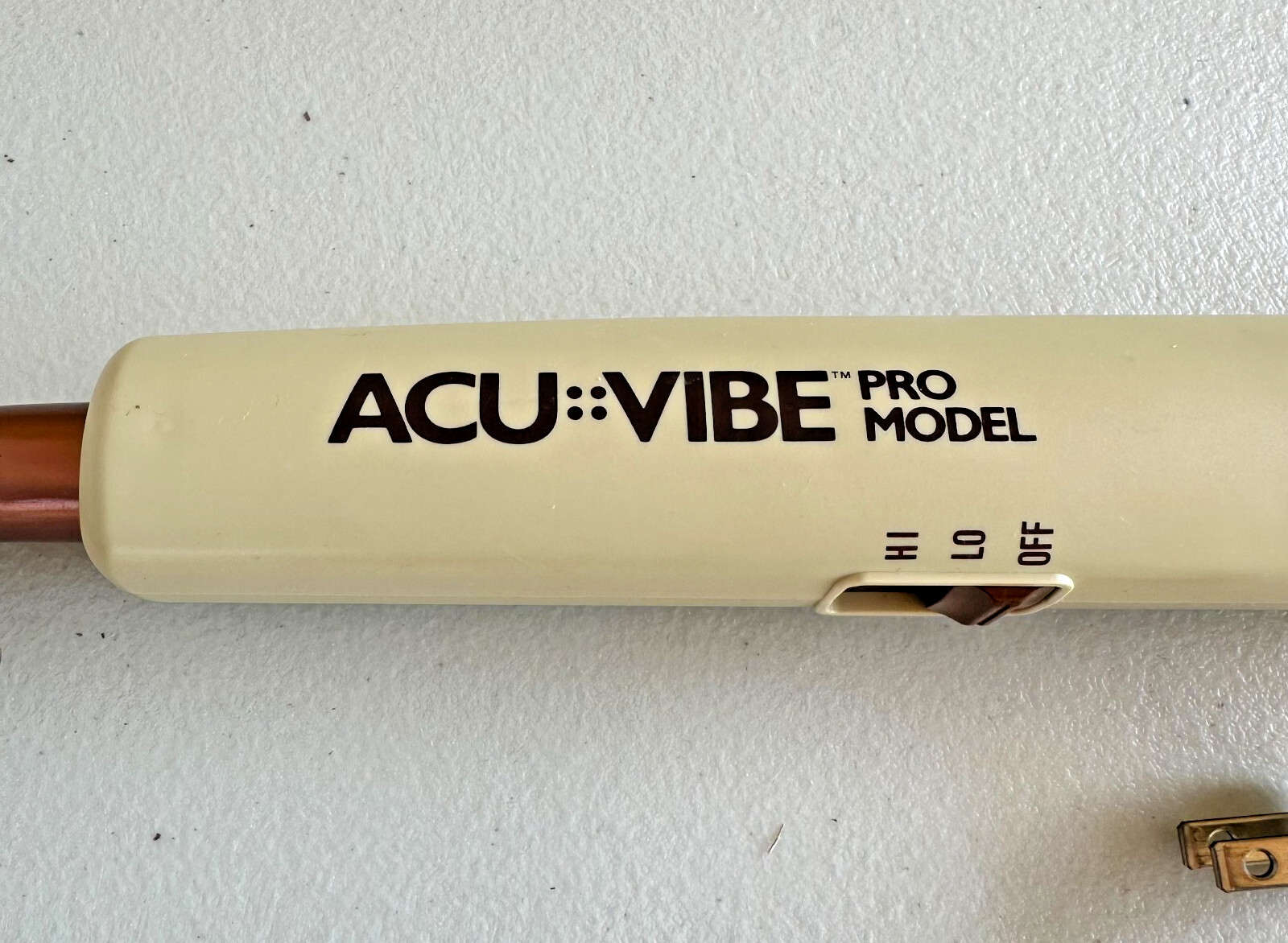 Vintage AcuVibe Pro Model Vibrating Massager Curved 2 Speed TESTED & Working!
