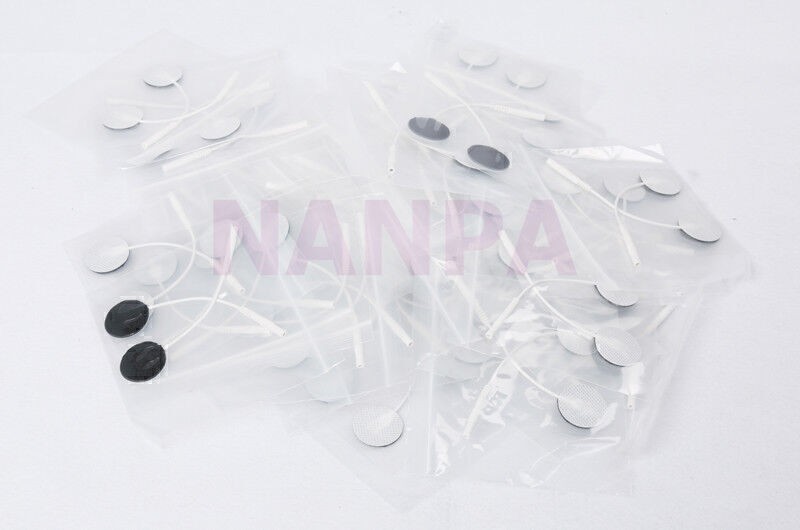 50 Pairs Round Replacement Microcurrent Electrodes For Body Toning Body Slimming