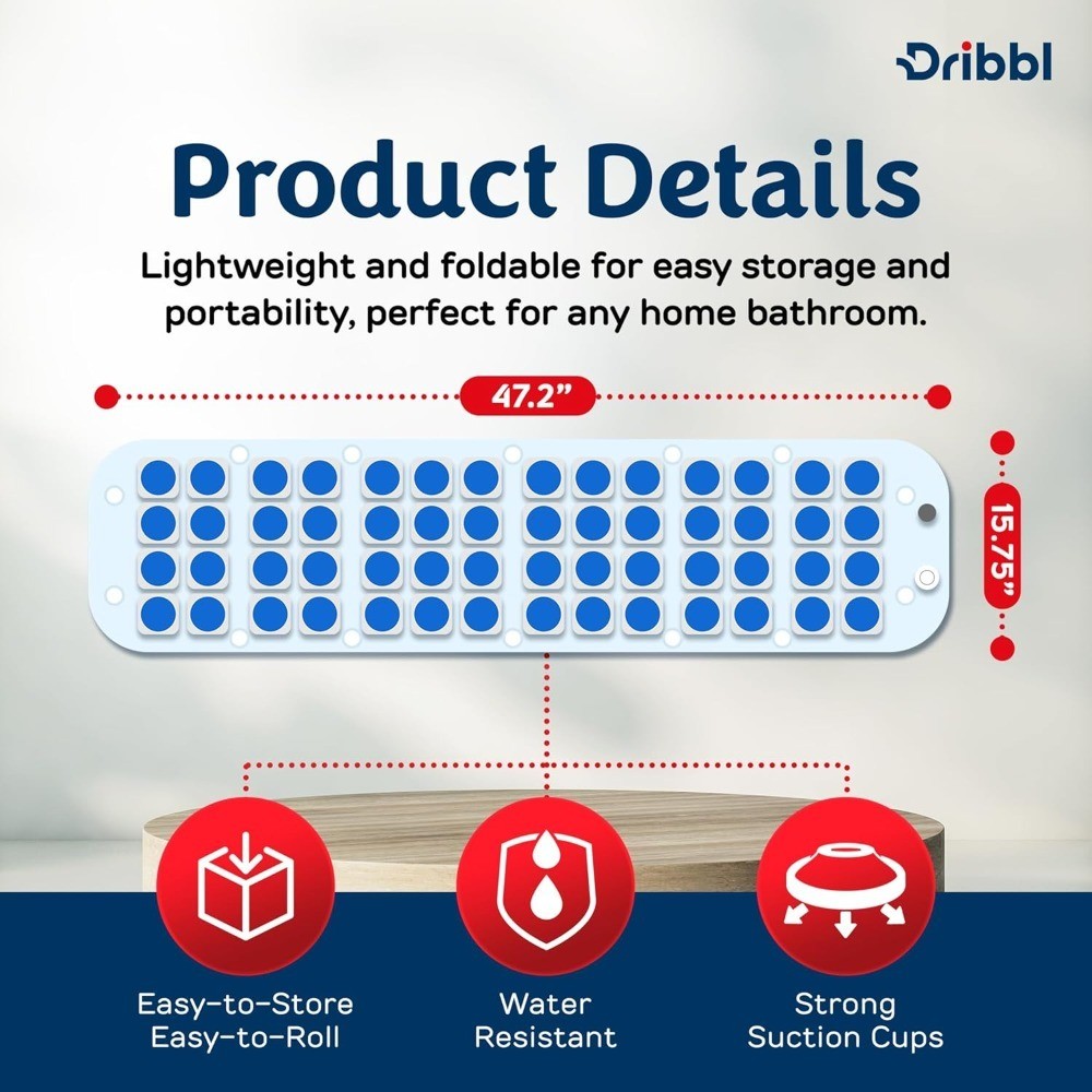 Electric Bubble Massage Bathtub Mat, Non-Slip Waterproof Bath Mat with Air Pump