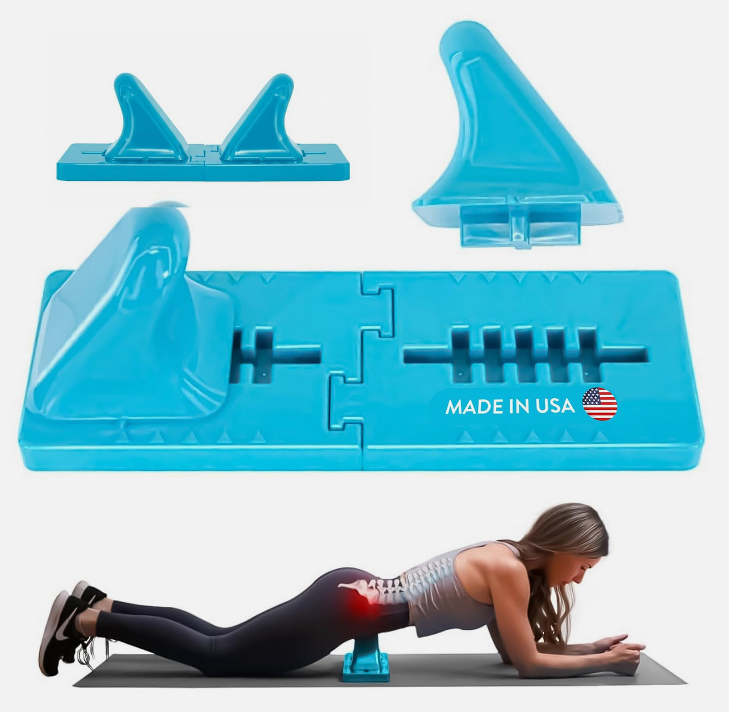 Thrival Wave – Fully Adjustable Psoas, Back and Hip Flexor Muscle Release Tool