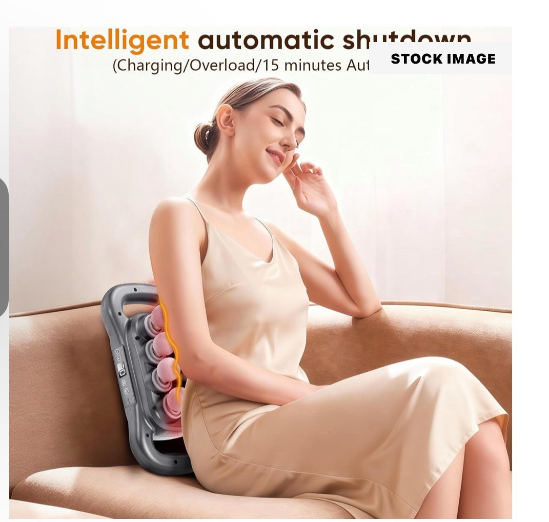 Head Massage Gun Set, Deep Tissue Percussion Massager, 2600mAh Electric Massage