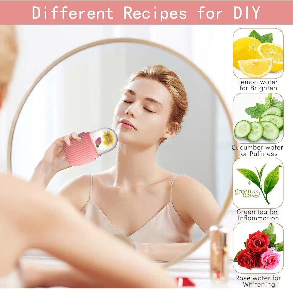 Ice Cube Roller Massager for Face, Eyes and Neck Naturally Conditioning and Skin