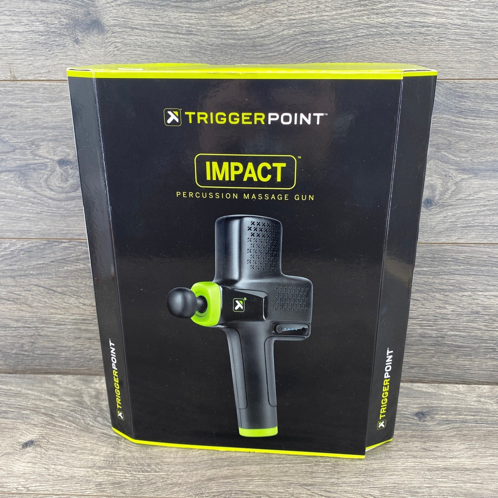 TriggerPoint IMPACT Percussion Massage Gun Unisex OS Black Lime Green 4-Speed