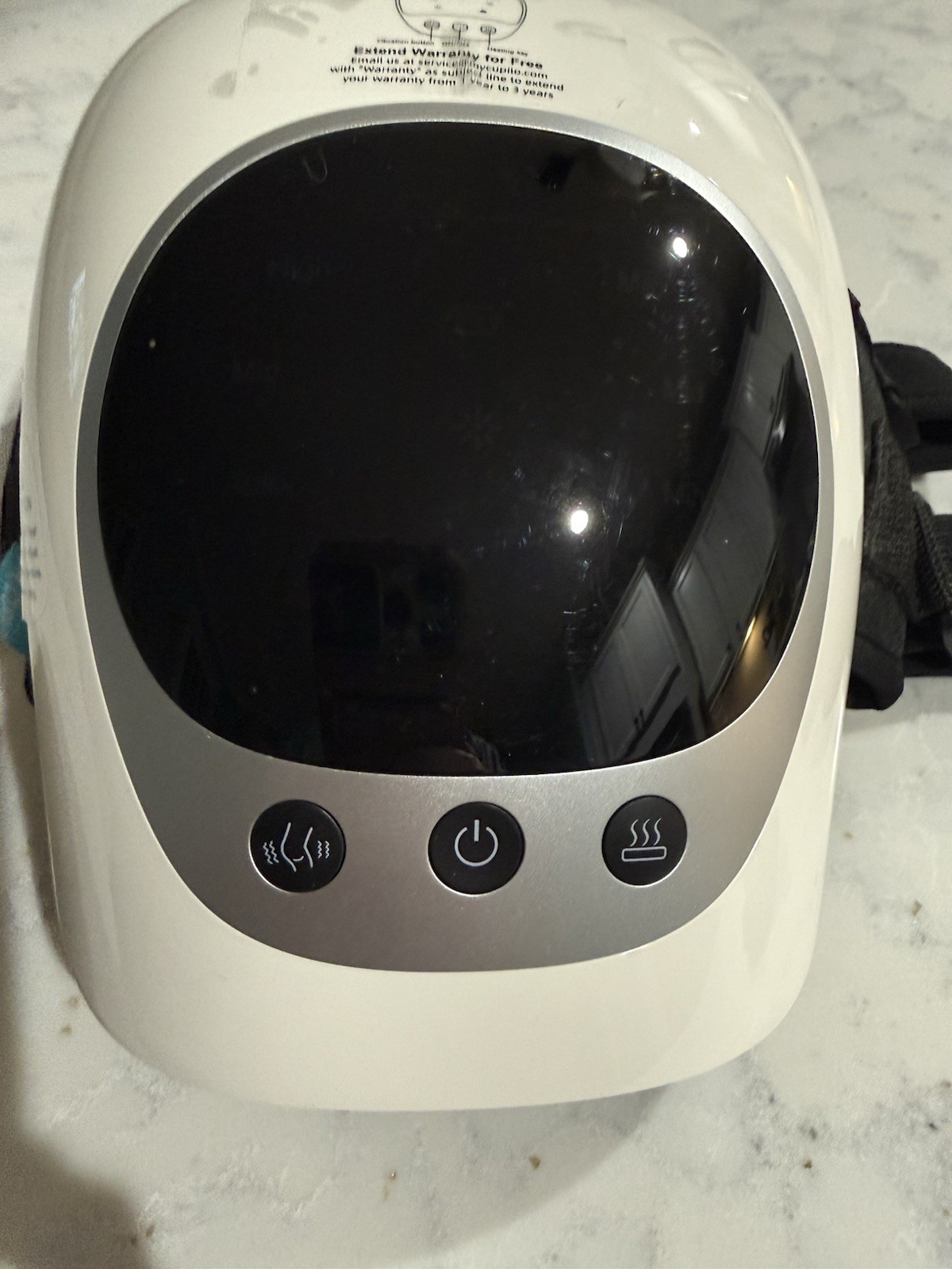 Knee Massager with Heat And Red Light Therapy, No Box, Rechargeable Cordless