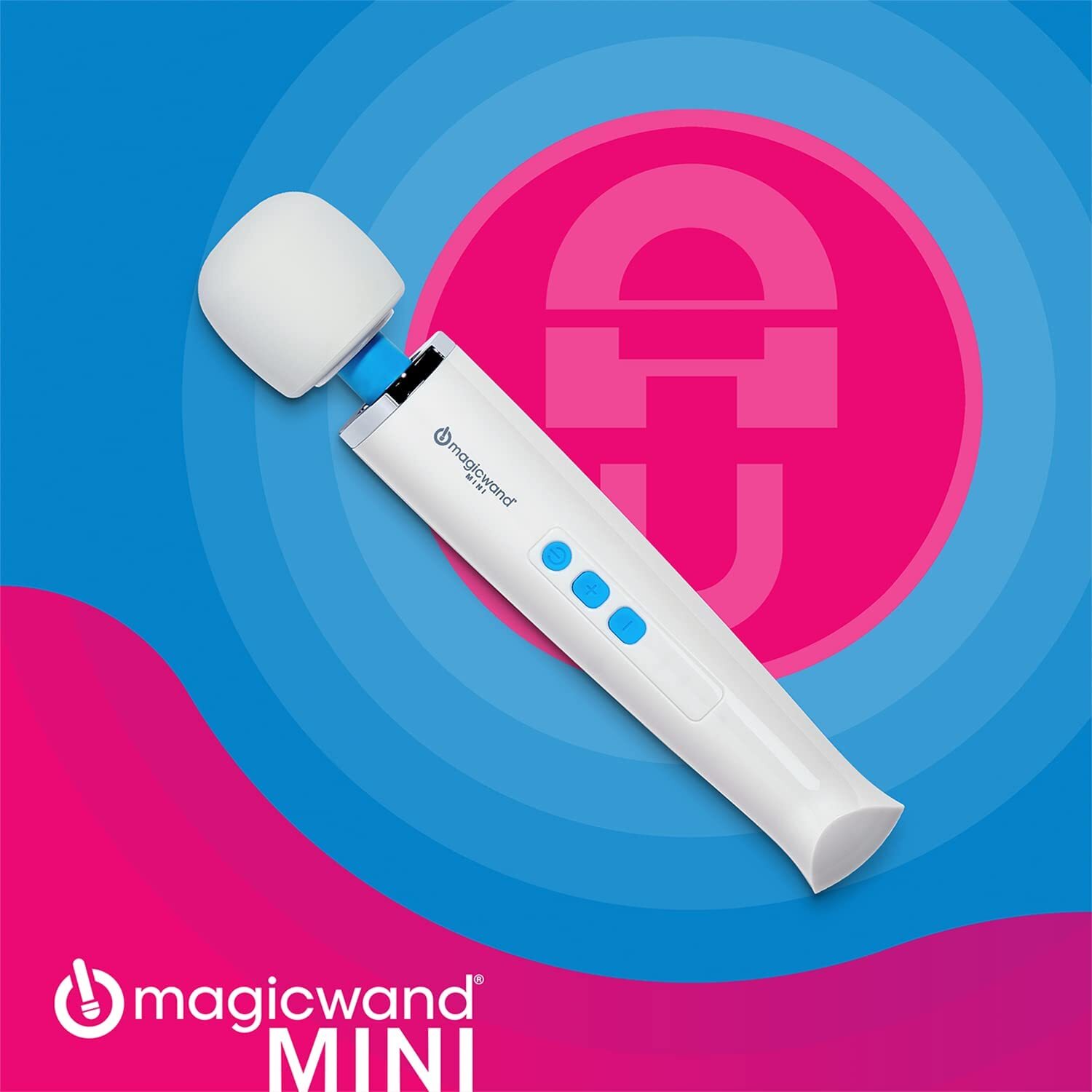 Magic Wand Mini HV-135 Cordless Multi-Speed for Deep Muscle Relaxing Vibrations
