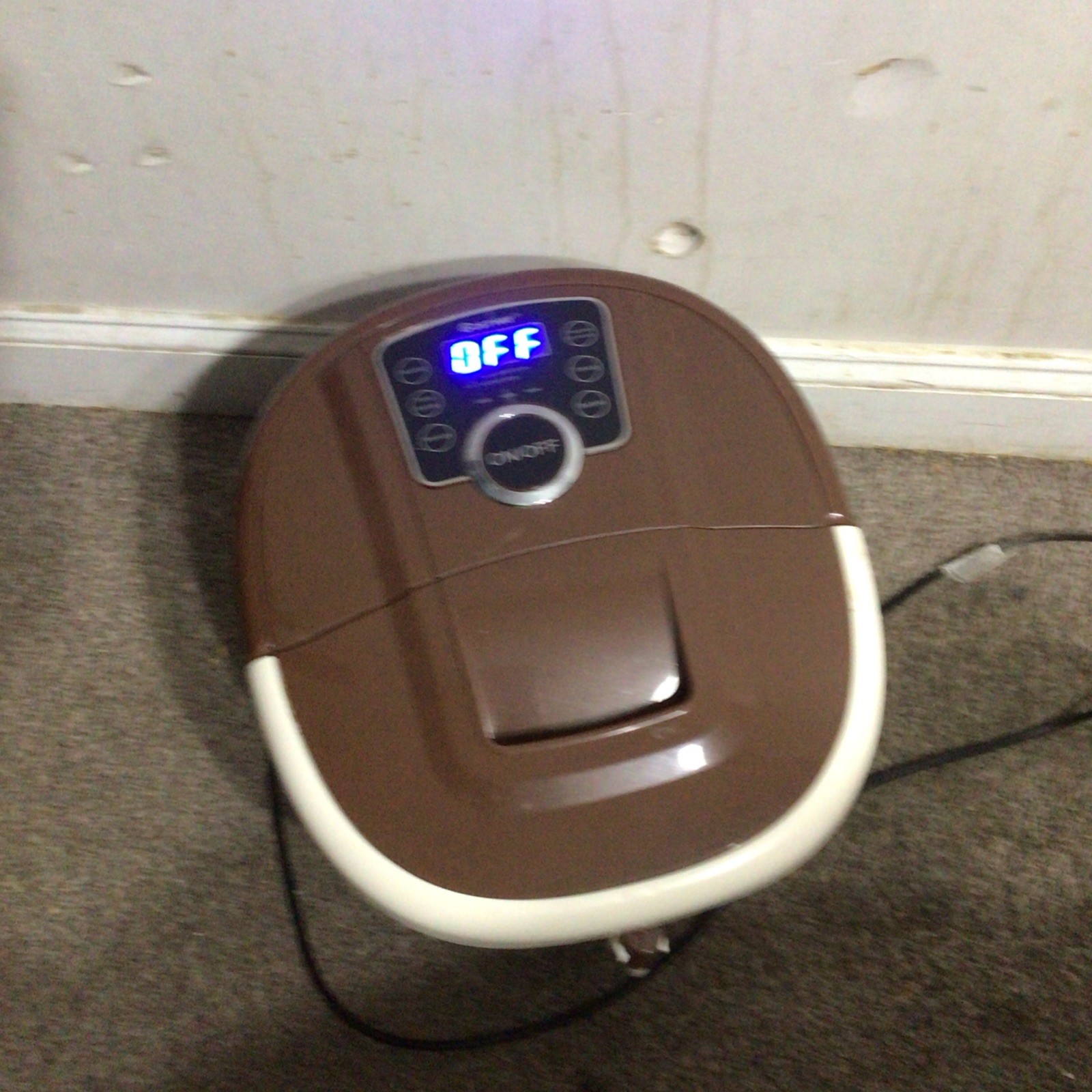 Costway Portable Electric Foot Spa Bath Shiatsu Roller Motorized Massager