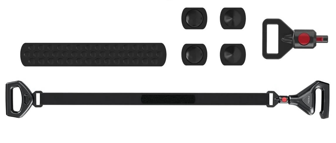 Open Box – PART ONLY VIBRATING BELT accessory for FitRx VibraBand massager BLACK