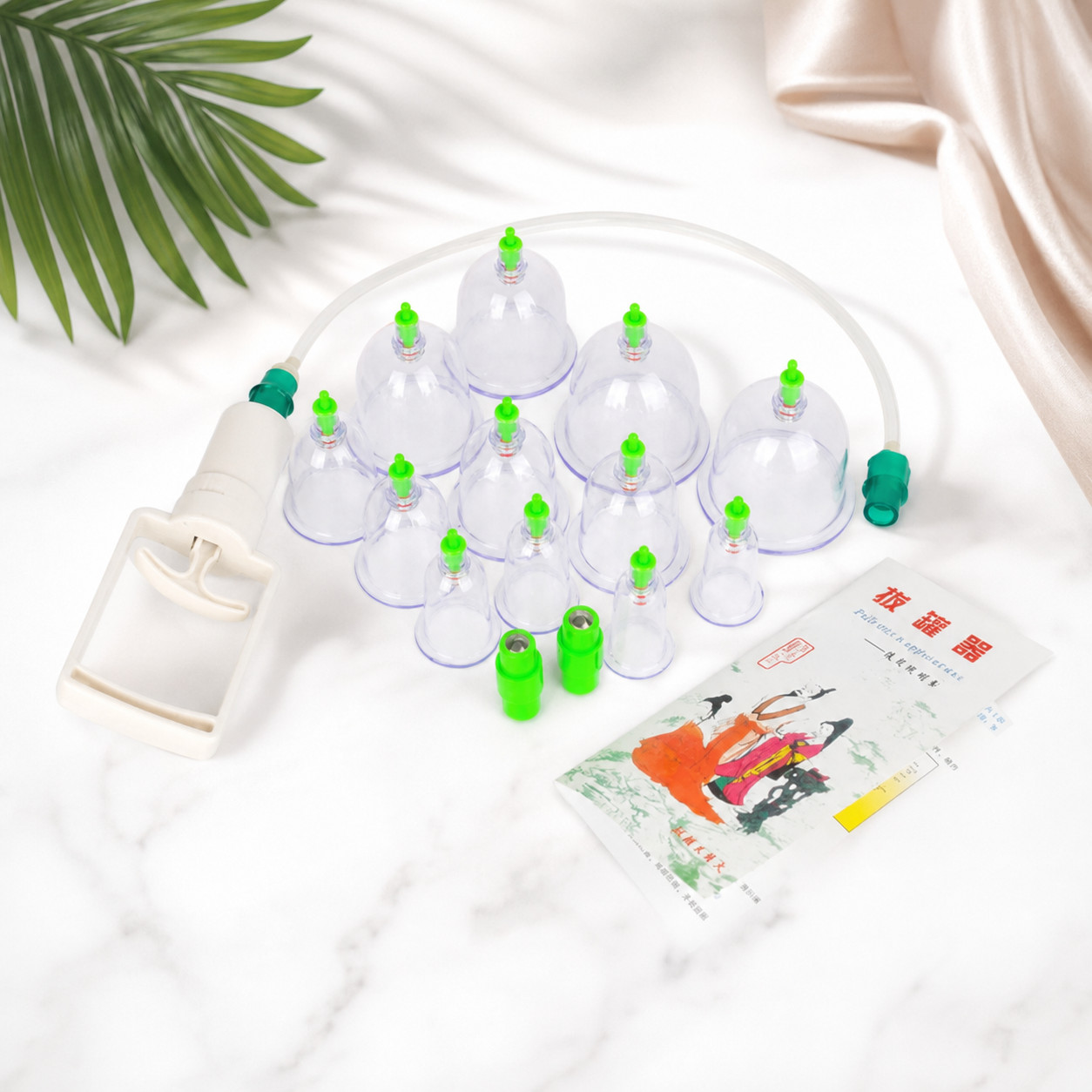 Vacuum Cupping Set Massage Suction Cups Meridian Therapy Anti Cellulite No Pain