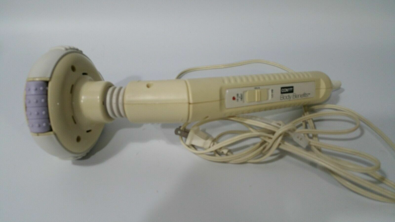 Conair Full Body Benefits Handheld Wand Massager 2 Speed with Heat Vibrate