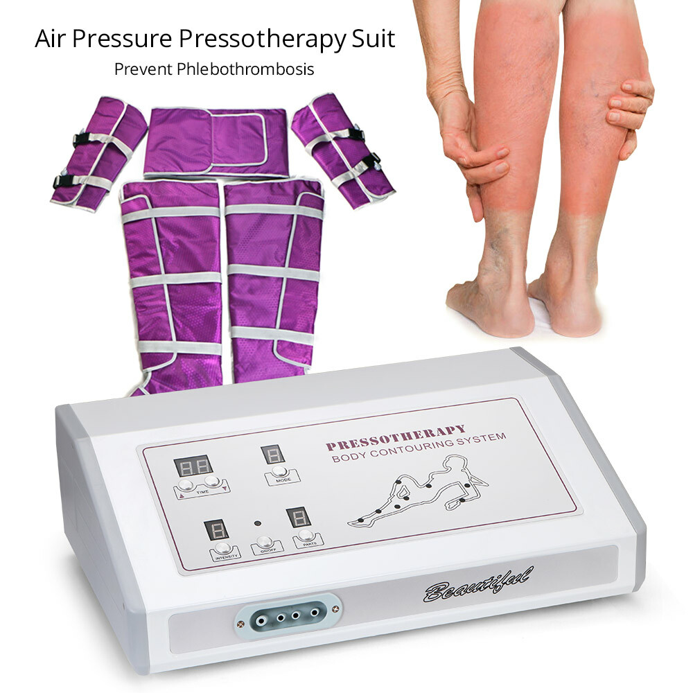 Pressotherapy Air Pressure Suit Body Relaxation Lymphatic Drainage Massager US