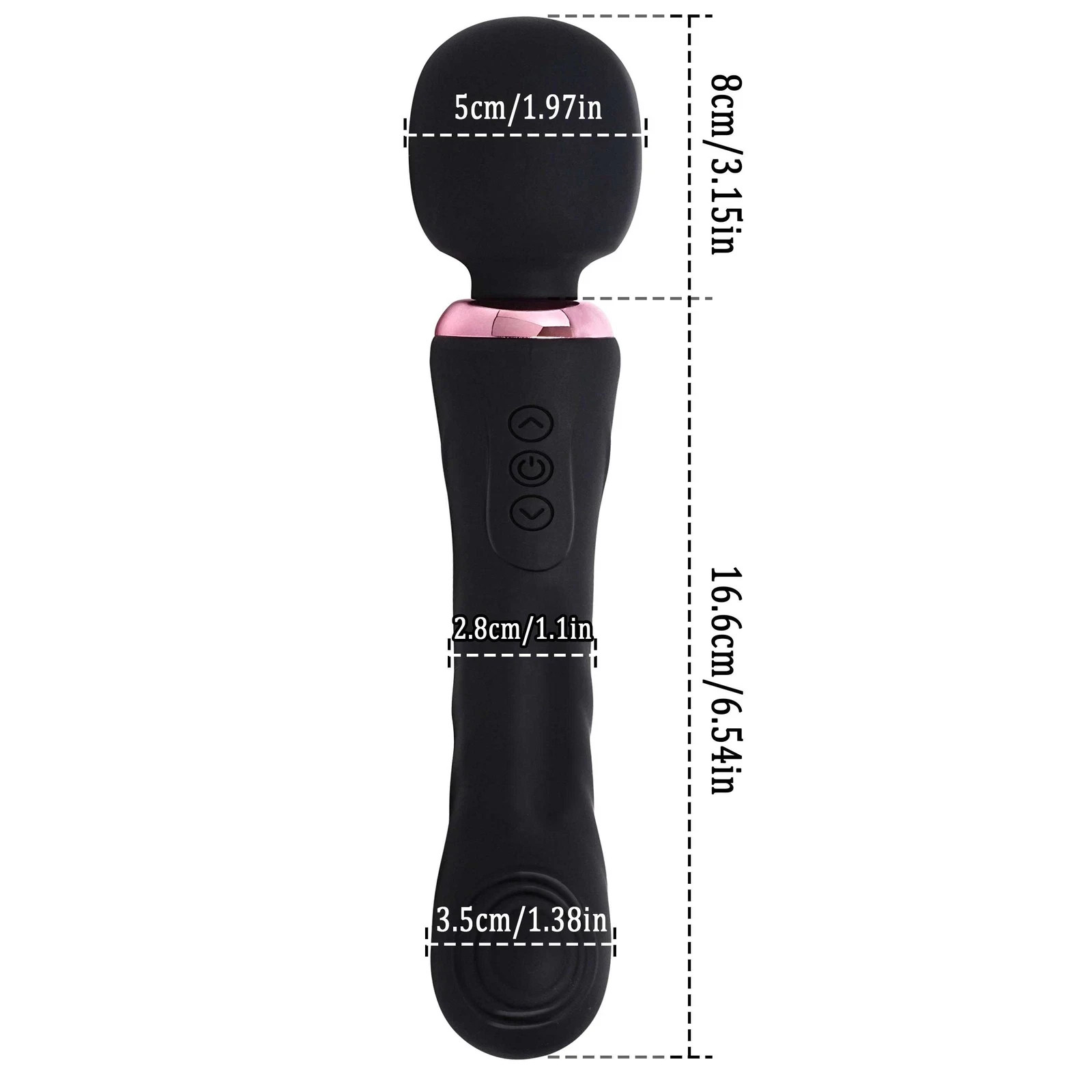 Discreet Women’s Wand: 10 Modes Vibrating Wand, Rechargeable Massager for Women