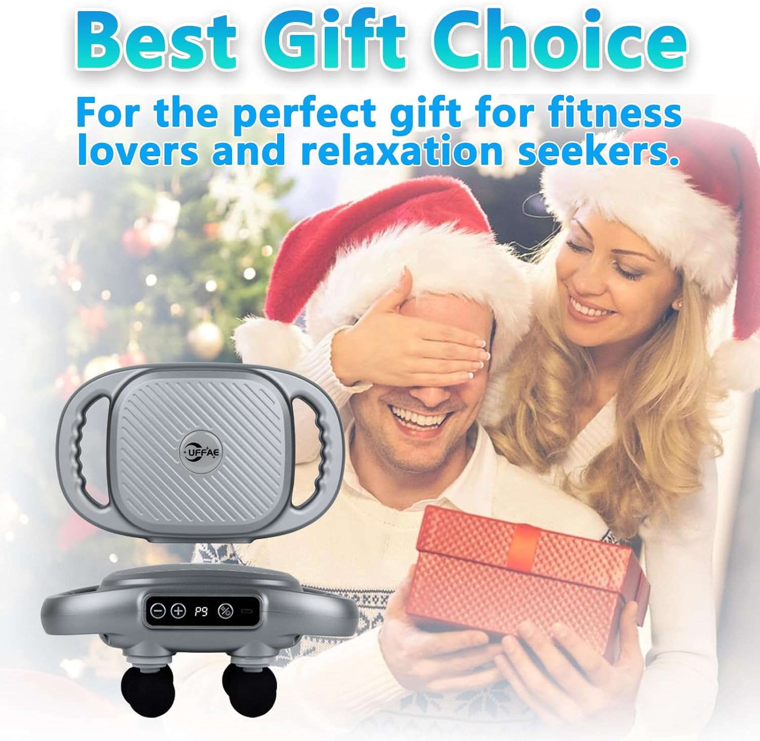 6 Head Massage Tool Deep Tissue with 9 Levels & 9 Modes, Electric Massager Tool